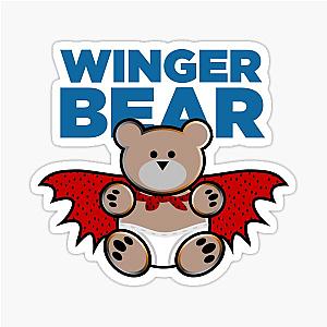 Captain Winger Bear Sticker