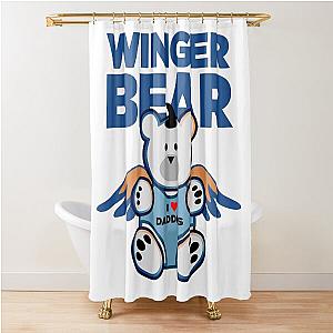 Baby Wicker Bear Shower Curtain