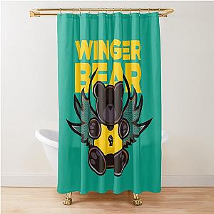 Black Lives Matter Winger Bear Shower Curtain
