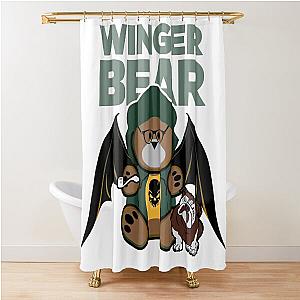 Winger Bear Johnny Sin Shower Curtain