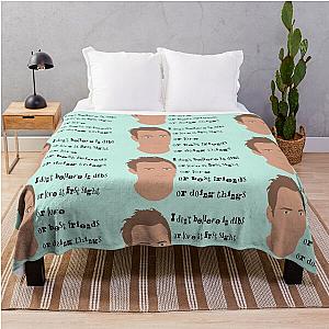 Jeff Winger Community Fan Art Throw Blanket