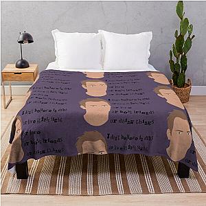 Jeff Winger Community Fan Art Throw Blanket
