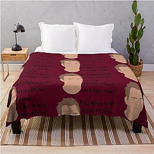 Jeff Winger Community Fan Art Throw Blanket