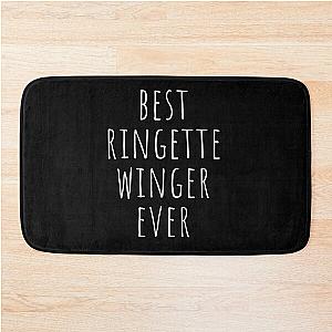 Best ringette winger ever white bathroom mat