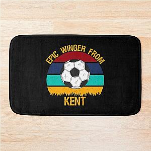 Epic Winger From Kent Vintage Soccer Classic T-Shirt Bath Mat
