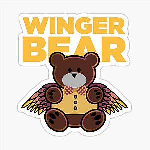 Bear Winger Sticker