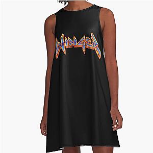 Winger Band Vintage A-Line Dress