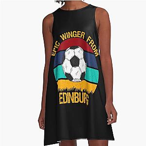 Epic Winger From Edinburgh A-Line Dress Vintage Soccer Sticker