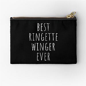 Best ringette winger white zipper pouch