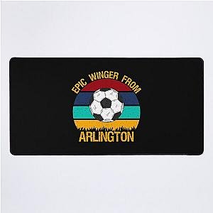 Epic Winger from Arlington Vintage Soccer Sticker Desk Mat