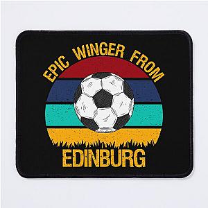 Epic Winger From Edinburgh Vintage Soccer Sticker Mouse Pad