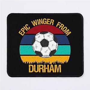 Epic Winger From Durham Vintage Soccer Sticker Mouse Pad