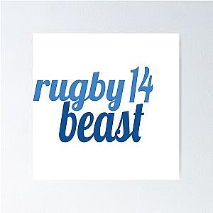Rugby Beast Winger Poster