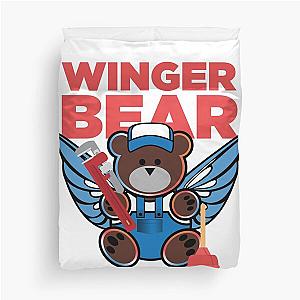 Plumber Winger Bear Duvet Cover