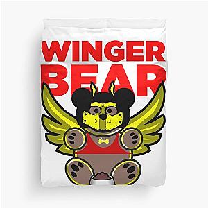 Pup Winger Bear Duvet Cover