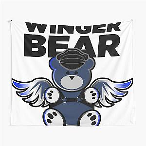 Leather Winger Bear Tapestry