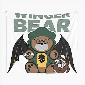 Winger Bear Johnny Sin & Ro Tapestry