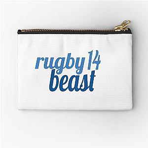 rugby beast winger  Zipper Pouch