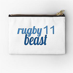 a rugby beast winger Zipper Pouch