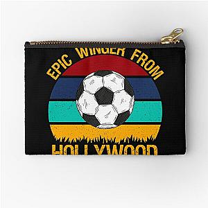 Epic Winger From Hollywood Vintage Soccer t44 Zipper Pouch