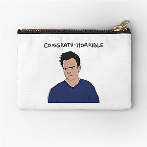 jeff winger congratu-horrible Zipper Pouch