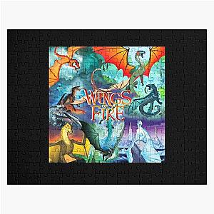 wings of fire dragon beautiful art Jigsaw Puzzle RB1509