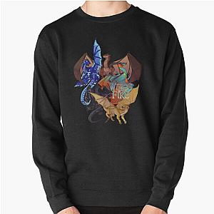 many wings of fire dragon beautiful art Pullover Sweatshirt RB1509