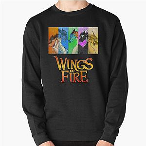 four wings of fire dragons beautiful art Pullover Sweatshirt RB1509