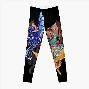 many wings of fire dragon beautiful art Leggings RB1509