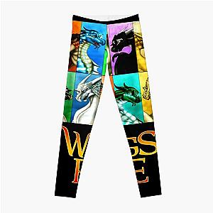 teen wings of fire dragons beautiful art Leggings RB1509