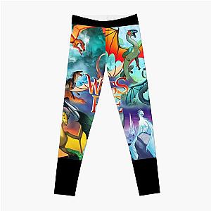 wings of fire dragon beautiful art Leggings RB1509