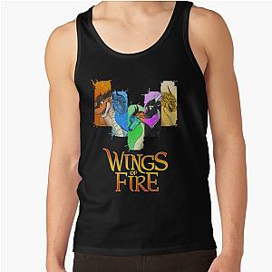 cool wings of fire dragon beautiful art Tank Top RB1509