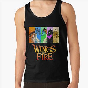 four wings of fire dragons beautiful art Tank Top RB1509