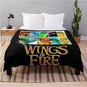 teen wings of fire dragons beautiful art Throw Blanket RB1509