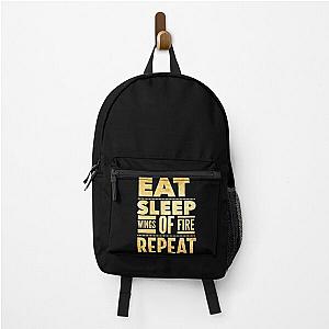 Eat Sleep Wings of Fire Repeat #3 Backpack RB1509