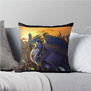 Wings of Fire - Darkstalker and Clearsight AU Throw Pillow RB1509