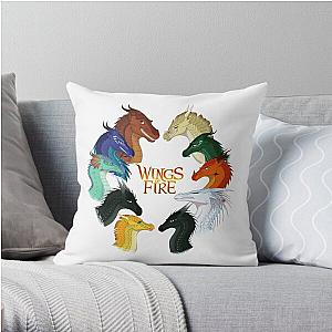 Wings of Fire - All Together Throw Pillow RB1509