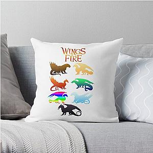 Wings of Fire Tribes Throw Pillow RB1509