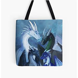 Arctic, Foeslayer, Whiteout, Darkstalker Family - Wings of Fire All Over Print Tote Bag RB1509