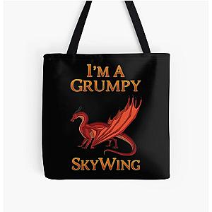 Skywing nightwing wings of fire dragon beautiful art All Over Print Tote Bag RB1509