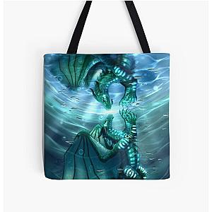 Wings of Fire - Fathom and Turtle All Over Print Tote Bag RB1509