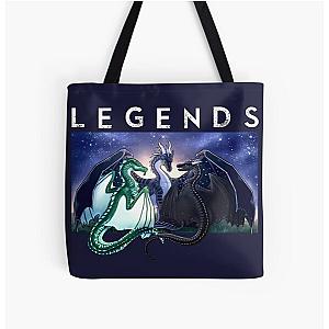 Wings of Fire - Legends - Fathom, Darkstalker, Clearsight All Over Print Tote Bag RB1509