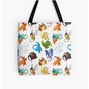 Wings of Fire Pattern All Over Print Tote Bag RB1509