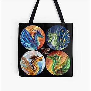 Wings of Fire - Heroes of the Lost Continent All Over Print Tote Bag RB1509