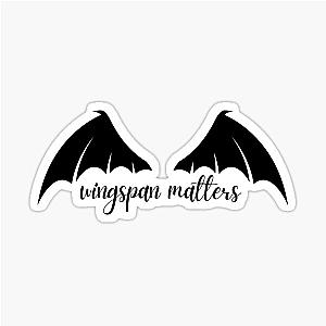 A Court of Night Wingspan Matters Sticker