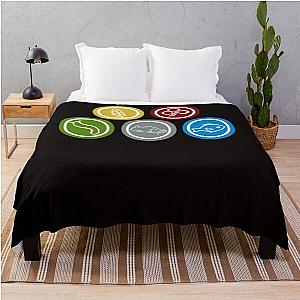 Wingspan Food Token Throw Blanket