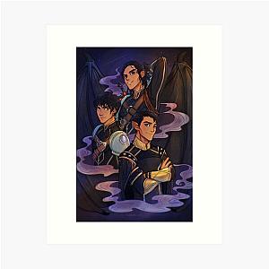 Rhysand, Cassian and Azriel, Wingspan Art Print