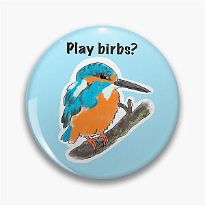 Play Birbs Wingspan Board Game Cute Kingfisher Pin