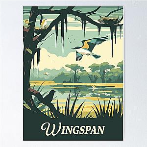 Wingspan Poster Inspired by Wingspan Retro Board Game Wall Art Print Fantasy Board Game Home Decor Gift Idea