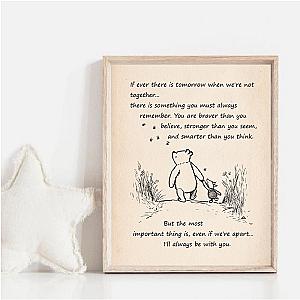 Winnie the Pooh Quote Vintage Poster